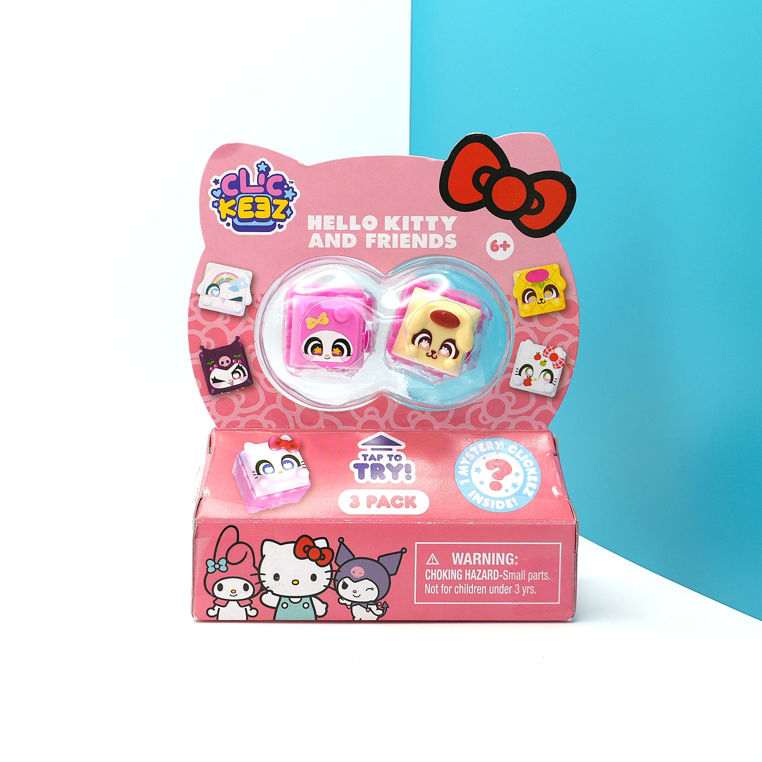 Clickeez Hello Kitty and Friends= 3 Pack