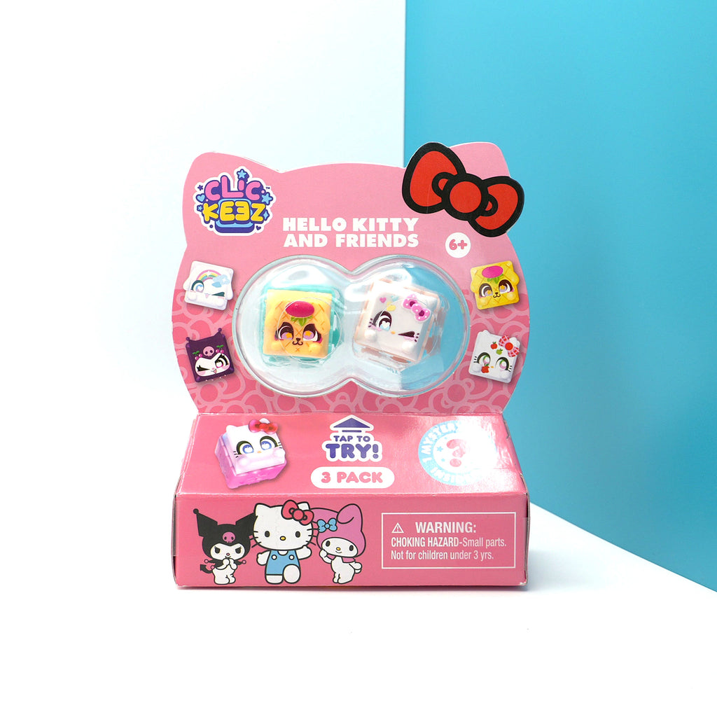 Clickeez Hello Kitty and Friends= 3 Pack