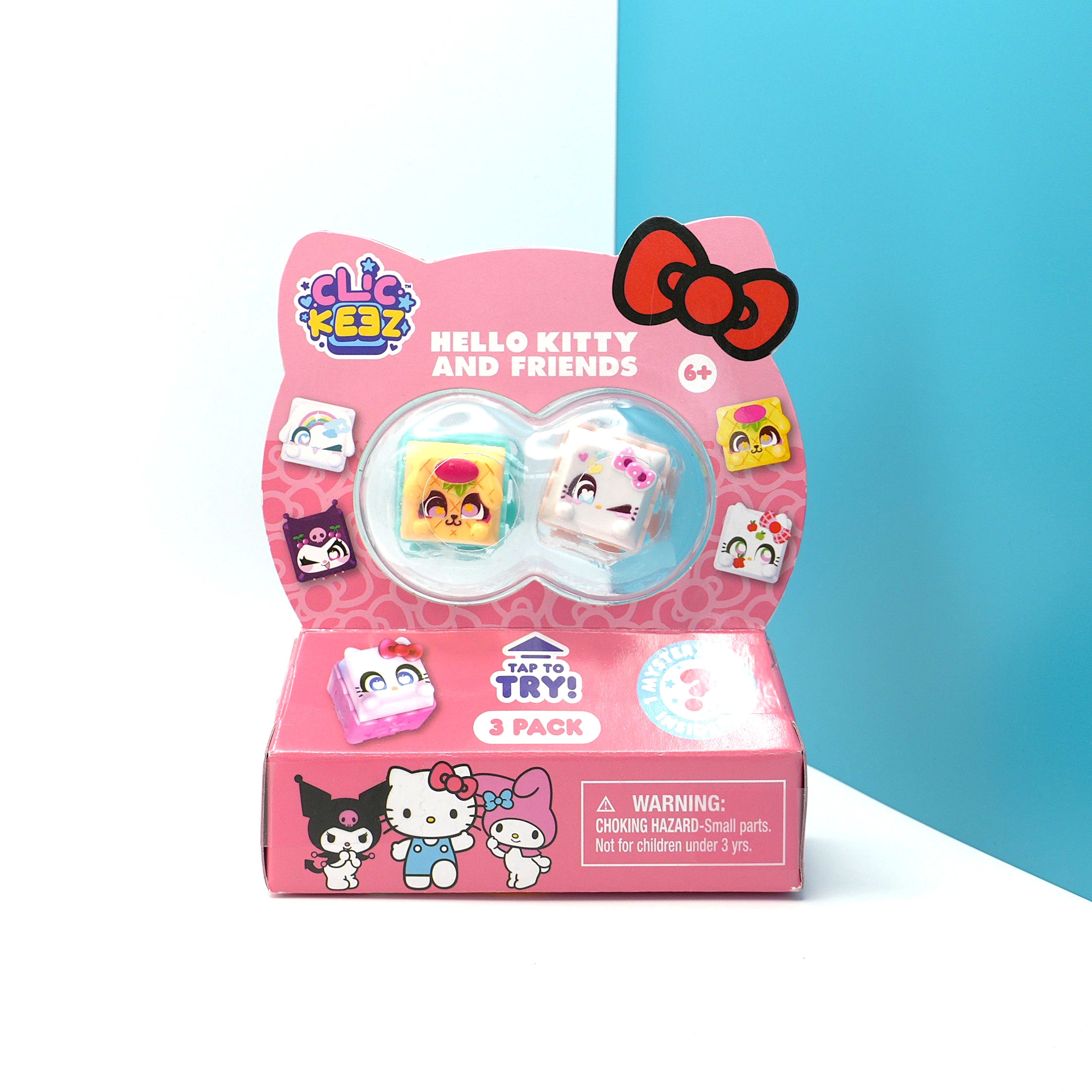 Clickeez Hello Kitty and Friends= 3 Pack