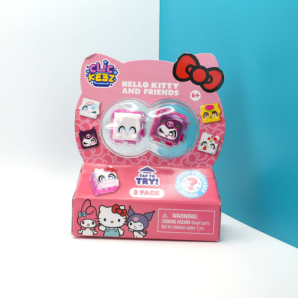 Clickeez Hello Kitty and Friends= 3 Pack