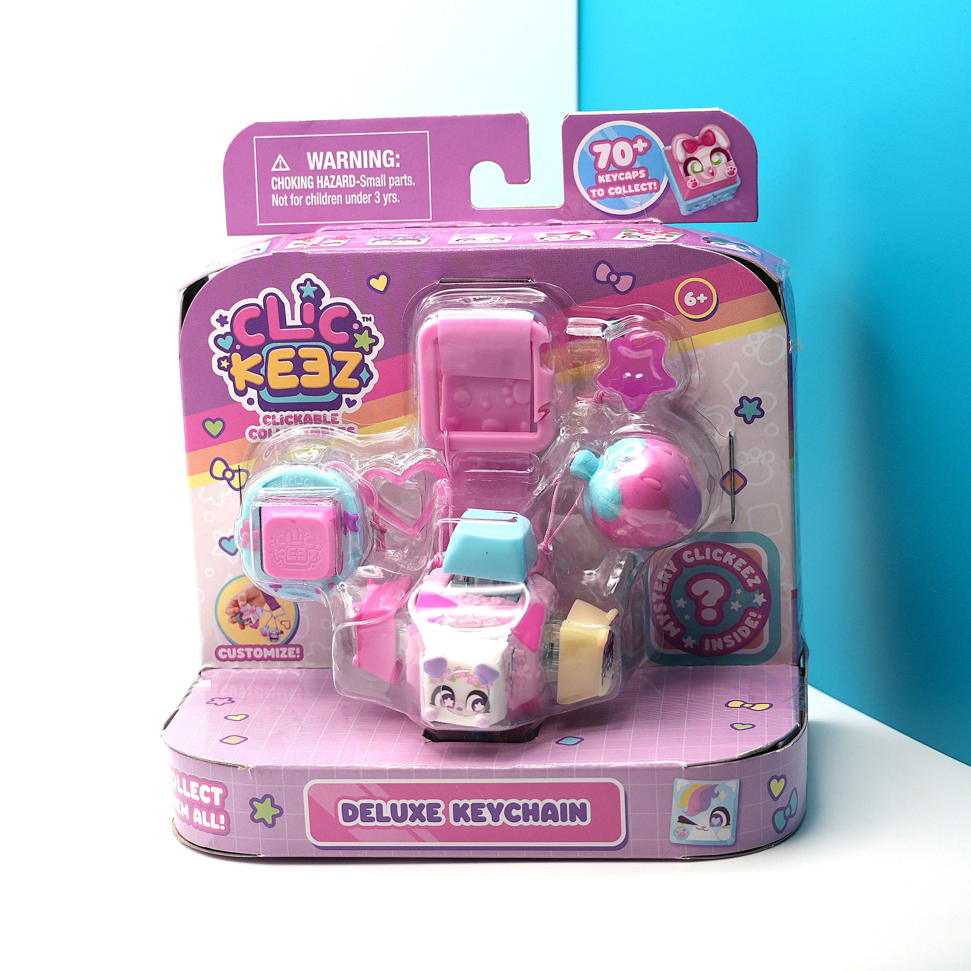 Clickeez Deluxe Keychain Fidget Cube