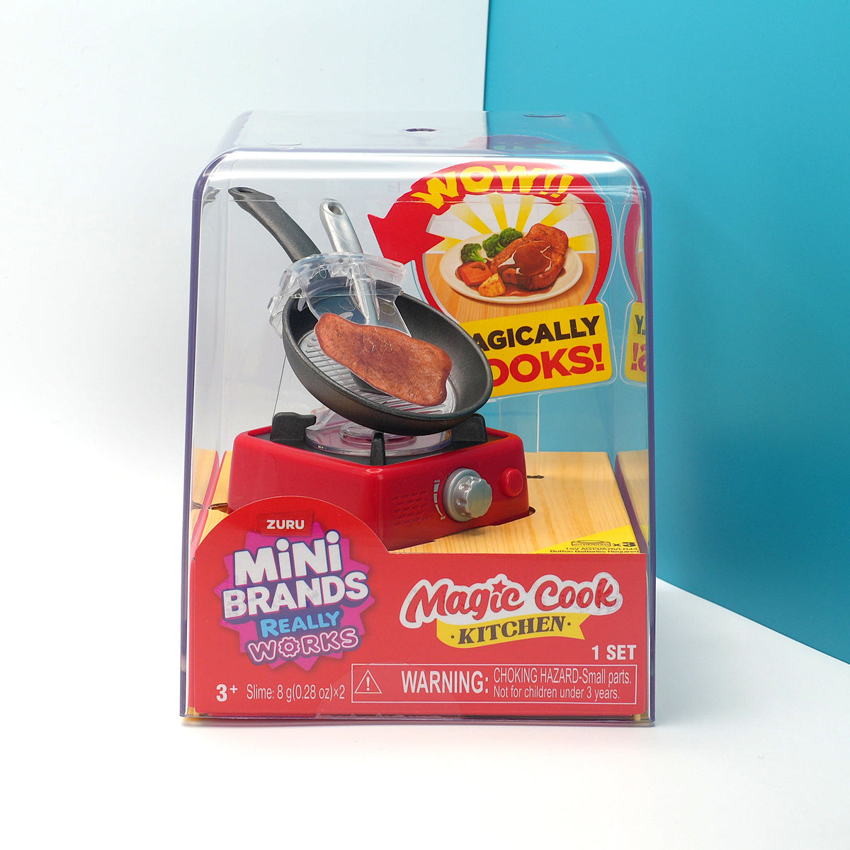 Mini Brands Really Works- Magic Cook Kitchen Series 1- Steak with Pan