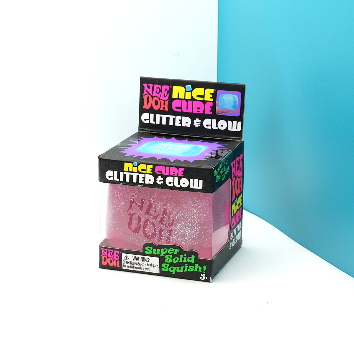 Needoh Nice Cube Glitter & Glow