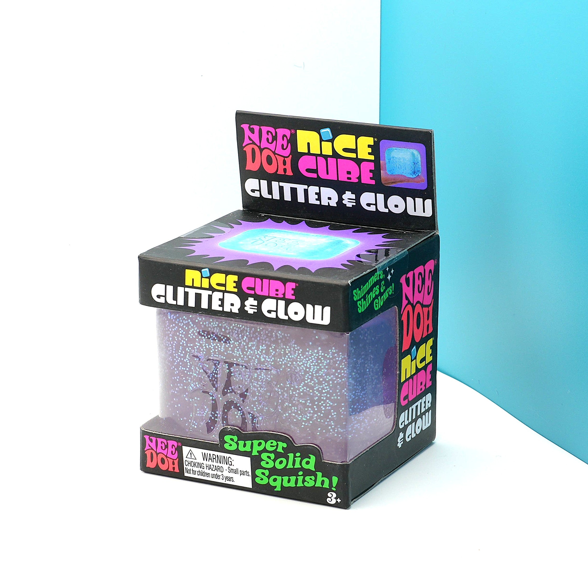 Needoh Nice Cube Glitter & Glow